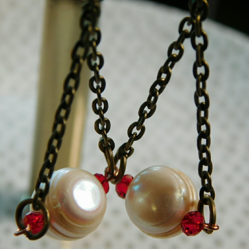 Pearl Earrings Handmade